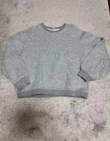 [ deux C ] 그레이 크루넥 맨투맨