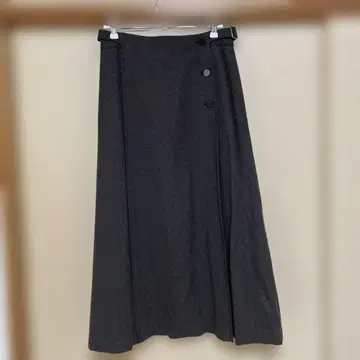 휴먼 우먼 플레어 스커트 롱