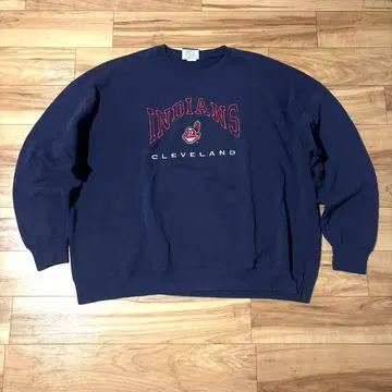 [ USA제 레어 XXL ] Lee SPORT 90s 인디언스 맨투맨