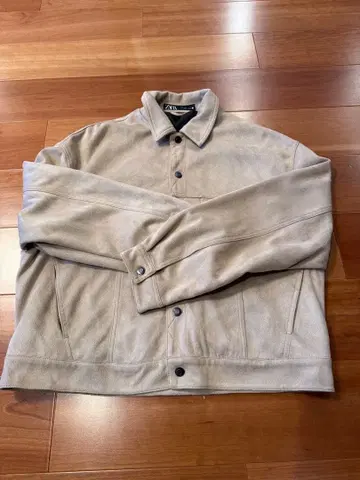 ZARA 베이지 스웨이드 자켓