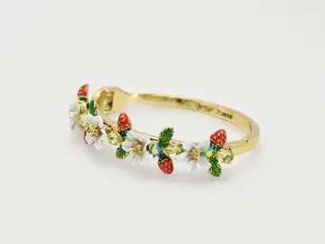 betsey johnson 스트로베리 뱅글 딸기 팔찌