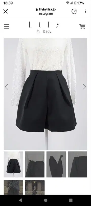 lily by risa 숏팬츠