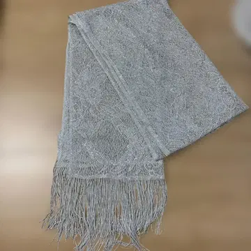 DearPrincess 실버 프린지 부착 스톨