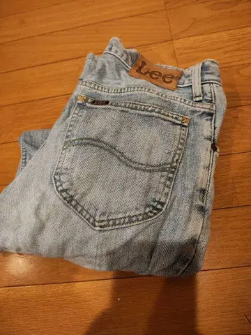 Lee 스트레이트 데님 라이트 블루