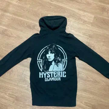 HYSTERIC GLAMOUR 블랙 집업 후드티