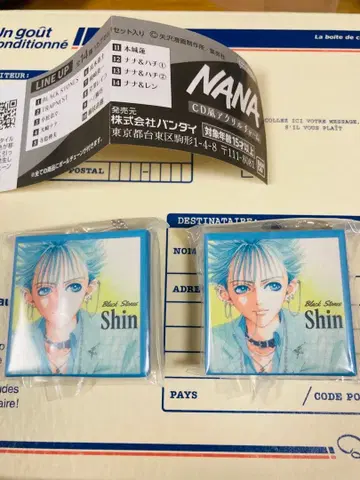 NANA CD풍 아크릴 참 Shin 2개 캡슐 토이