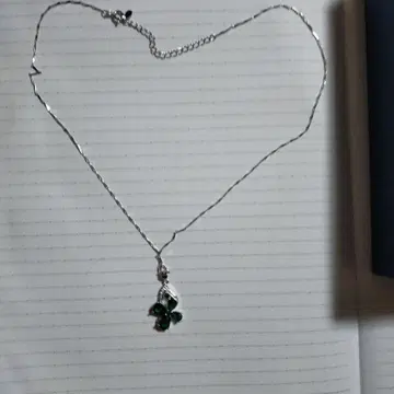 은과 옥돌 목걸이 기프트 박스 포함