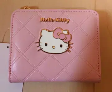 새상품 키티 이단 접이식 지갑