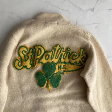 작음!! [1950s] 미국제 USA 빈티지 레터드 가디건