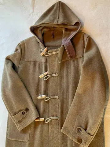 빈티지 더플 코트 1940-50s 영국 해군