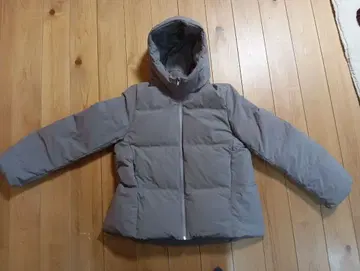 심리스 다운 후드티