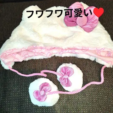한정판 1개 추천 헬로키티 귀달린 플리스 모자 즉시 구매 OK