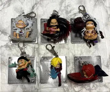 원피스 피규어 키링 전 6종 세트