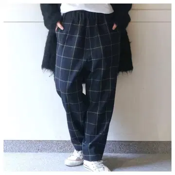 JOURNAL STANDARD LUXE 삭소니 체크 사루엘 팬츠