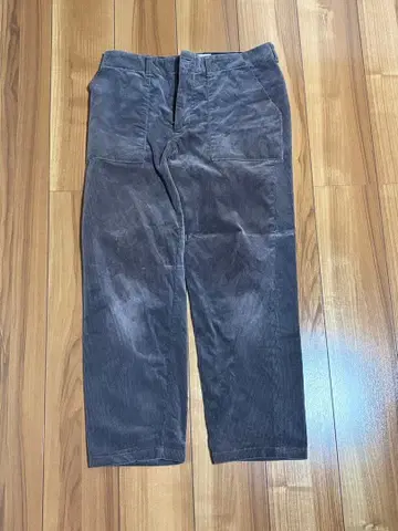 STILL BY HAND 스틸 바이 핸드 세미 와이드 코듀로이 팬츠