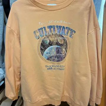 PAGEBOY 오렌지 크루넥 트레이닝복