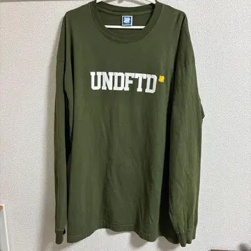 UNDEFEATED 롱 T셔츠 올리브 XL