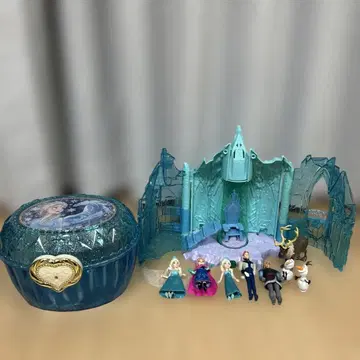 엘사 얼음 성 세트 피규어 포함 케이스 포함