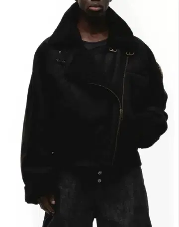 NO/FAITH STUDIOS 플라이트 재킷 블랙