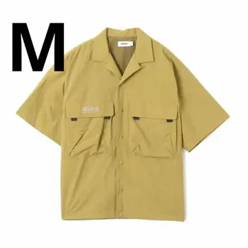 atmos S/S 나일론 유틸리티 셔츠 베이지