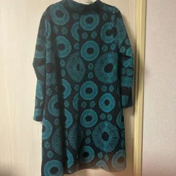 원형 무늬 긴팔 원피스 L 사이즈