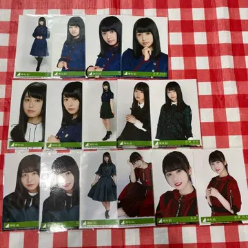 사쿠라자카46 브로마이드 나가하마 네루 묶음 판매 봉입 불협화음 검은 양