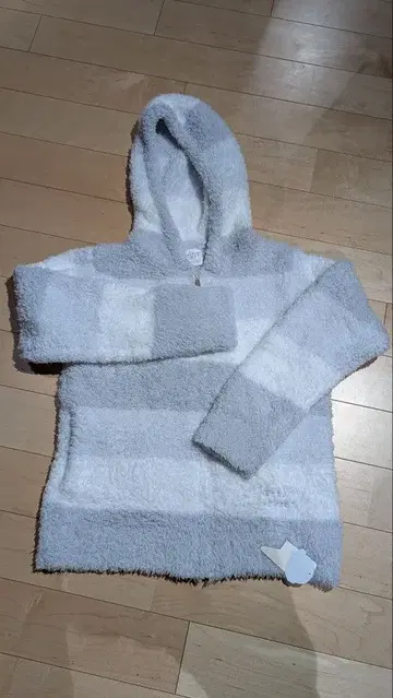 GELATO PIQUE 플리스 보더 후드티