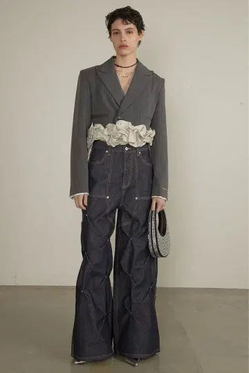 PRANK PROJECT 스터드 데님 팬츠