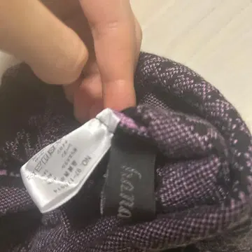 블랙 보라색 꽃무늬 터틀넥 롱 스커트