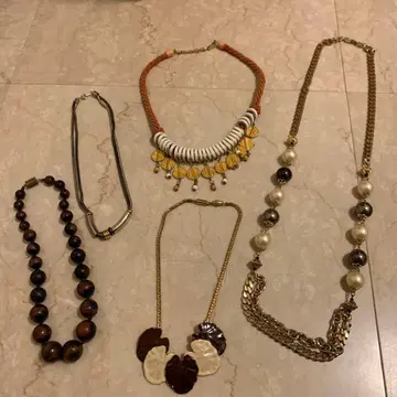 목걸이 5개 묶음 판매