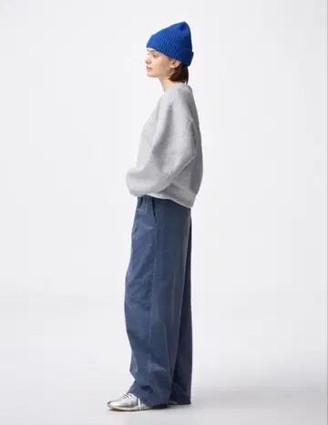 코듀로이 배럴 레그 이지 팬츠