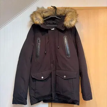 Schott 다운 자켓 M 블랙 퍼 포함