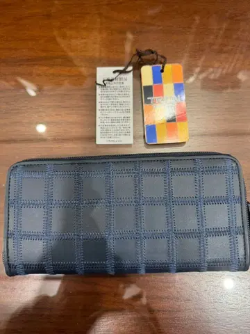 TRION 장지갑 천연 가죽 남녀 공용