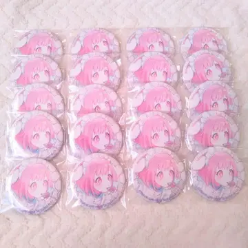 20개 프로세카 글리터 캔뱃지 산리오 호우 에무