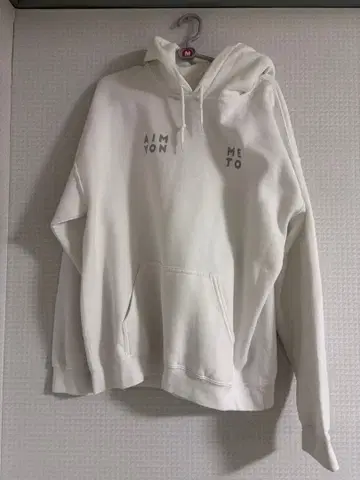 아이묭 미트미트 후드티 화이트