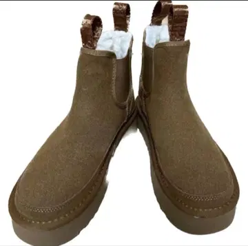 통굽 카멜 어그 부츠 25 사이즈