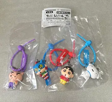 짱구는 못말려(크레용 신짱) 컬러풀 멀티 참 캡슐 토이 4개 세트