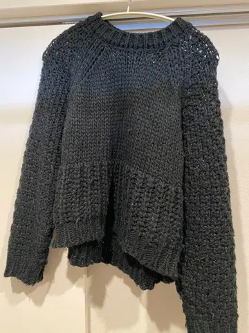 BABYLONE 다크 그레이 니트