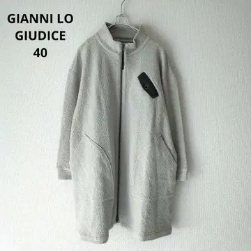 잔니로 주디체 코튼 울 롱 코트 그레이 40