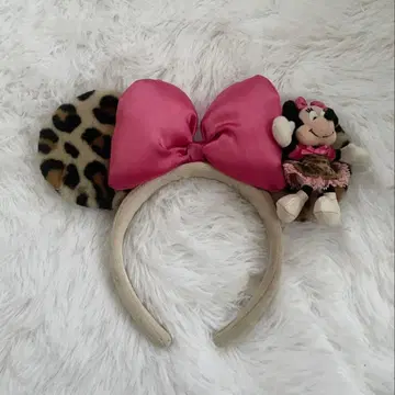 미니 마우스 레오파드 무늬 머리띠