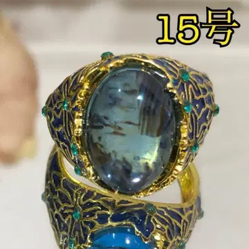 하와이안 주얼리 레인보우 스톤 반지 [ 15호 ] 플라워 스타일