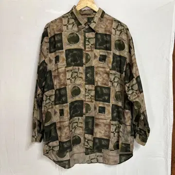 NICE PARK 빈티지 셔츠 남성용 상의