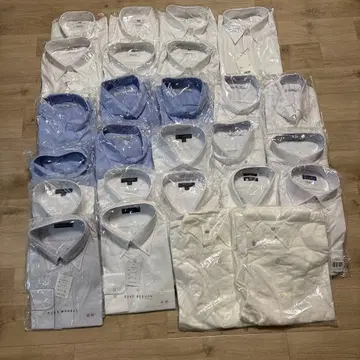 남성용 와이셔츠 묶음 판매 27장 세트 미사용 새상품