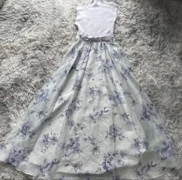 머큐리 듀오 플라워 도킹 민소매 원피스 민트 S 컨디션 최상