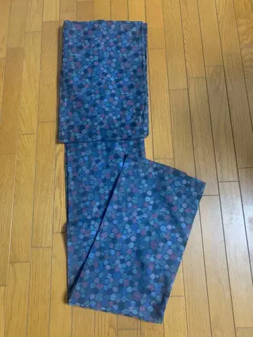 새상품급! 울 기모노 평상복 기모노 워셔블 기모노