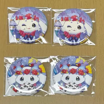 니지산지 룬룬 Splash Summer!! 캔뱃지 4개 세트