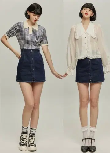 Tnewties [동물 모양 쿠키] 스커트 S 투엔티즈