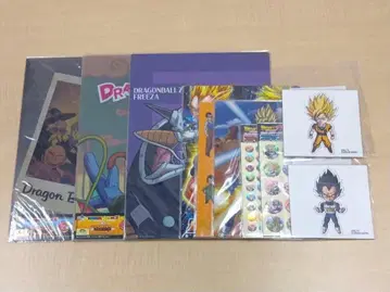 드래곤볼 클리어 파일 책받침 단계 업 씰 등 묶음 판매
