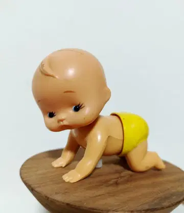 [ 쇼와 레트로 ] 태엽 완구 쇼와 레트로 앤티크 타카라토미 아기