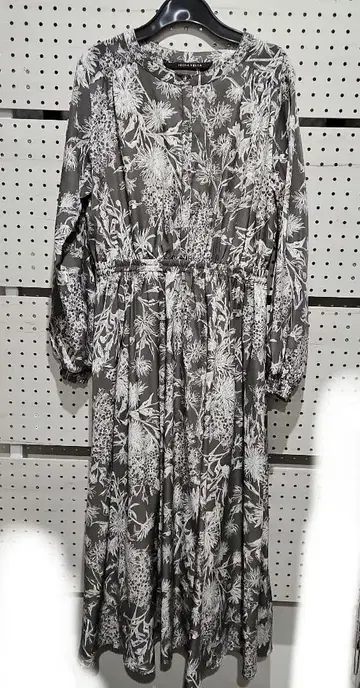 YECCA VECCA 플라워 프린트 롱 원피스